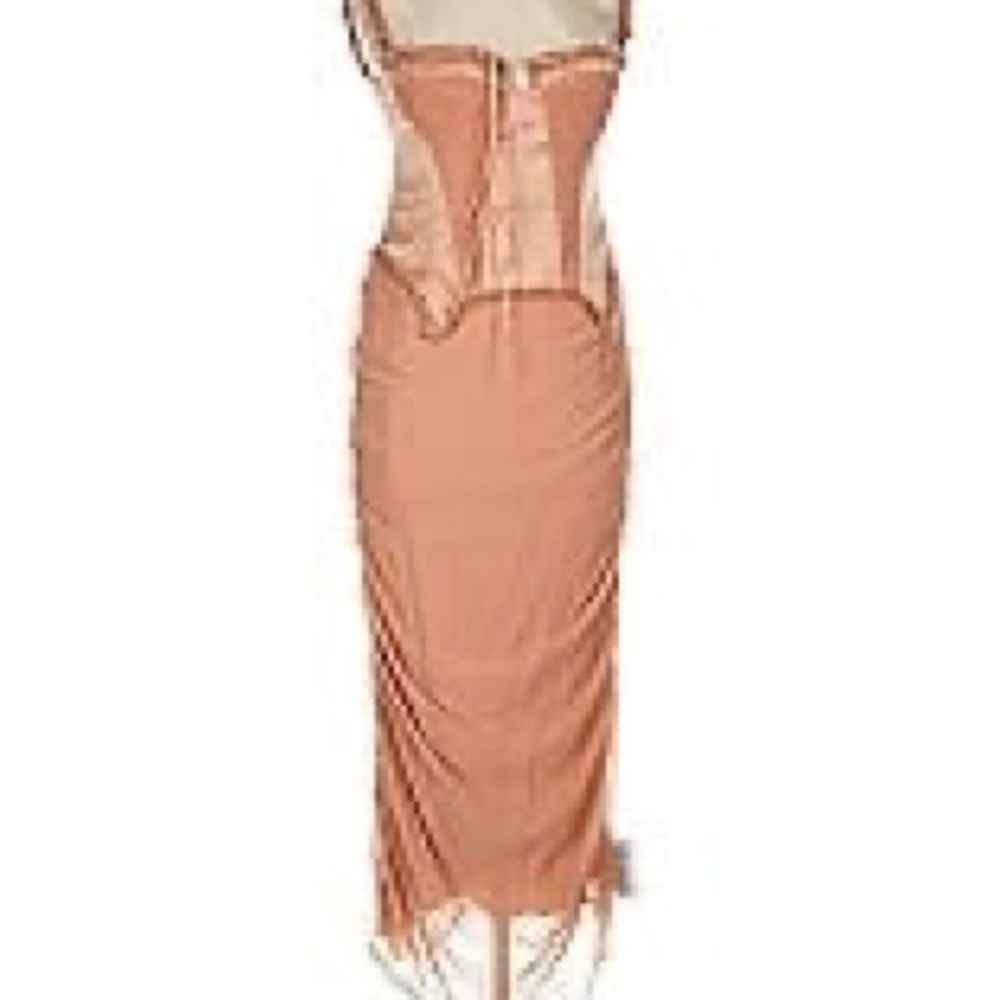 ASOS Peach Maxi cocktail evening Dress